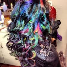 Black And Rainbow Hair Color Community Post The 7 Coolest Ways To Dye Your Hair Hair Styles Bright Hair Colors Long Hair Styles