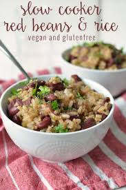 Slow Cooker Vegan Red Beans And Rice Recipe Vegan Slow Cooker Vegan Slow Cooker Recipes Slow Cooker Red Beans