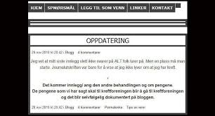 Palliativ behandling ved uhelbredelig kreftsykdom innebærer symptomorientert terapi, forlengelse feber eller infeksjonssymptomer. Hun Skrev Om Sin Smertefulle Kreftsykdom Og Ba Om Penger Men Hun Var Aldri Syk Vg