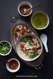 Taking an analogy from the world of music, bubur ayam is an orchestra, and not a single piece. Bubur Ayam Betawi Kuah Kuning Jakarta Chicken Rice Porridge