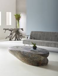 Accent your living room with a coffee, console, sofa or end table. Grey Stone Skipping Stone Coffee Table And Consoles From Our Origins Collection Greystone Origins Woo Stone Coffee Table Furniture Decor Phillips Collection
