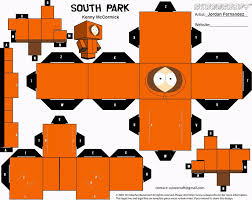 South Park Kenny Cubee Template By Jordof131 On Deviantart South Park Paper Toys Template Paper Toys