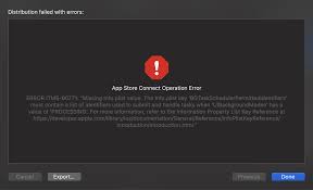 How To Fix App Store Connect Operation Error Itms 90771 Stack Overflow
