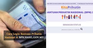 Untuk golongan m40, kelayakan adalah berdasarkan senarai pembayaran cukai pendapatan. Cara Login Bantuan Prihatin Nasional Di Bpn Hasil Gov My Edu Bestari