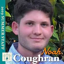 Hey everyone, my name is Noah Coughran. I am a first year biology major at  Louisiana Tech University. This summer will be my first time to work as a  staff member at