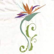 Free Embroidery Design Stylized Bird Of Paradise I Sew Free Free Embroidery Designs Embroidery Designs Free Embroidery
