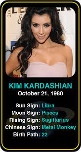 Add kim kardashian to 'my astro'. Celeb Libra Birthdays Kim Kardashian S Astrology Info Libra Love Libra Astrology