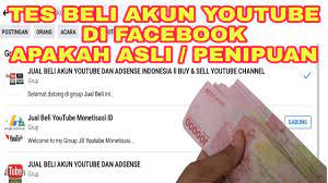 Obs (open broadcaster software) is free and open source software for video recording and live streaming. Tes Beli Akun Youtube Di Grup Facebook Apakah Penipuan Ataukah Asli Youtube
