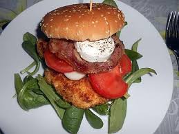 Recette De Burger De Poulet Pancetta Et Chevre Poulet Recette Burger Chevre
