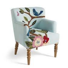 cecelia embroidered armchair grandin road in 2021 armchair leather club chairs decorative chair