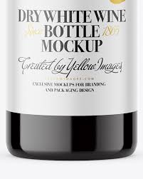 Download Clear Glass Red Wine Bottle Mockup In Bottle Mockups On Yellow Images Object Mockups PSD Mockup Templates