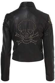 I 3 Skulls Topshop S Skull Studded Leather Biker Jacket Xoxo K2obykarenko Com Leatherjacket Skulls Fashion Topshop Clothes