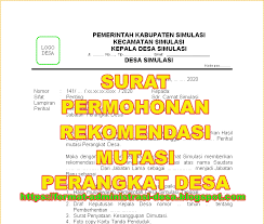 Ketika memutuskan untuk pindah ke daerah lain dan memutuskan untuk membawa kendaraan, anda mesti melakukan mutasi kendaraan bermotor? Download Surat Permohonan Rekomendasi Mutasi Perangkat Desa