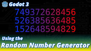 Computational random number generators replace traditional mechanical devices. Godot 3 Random Number Generator Rng Youtube