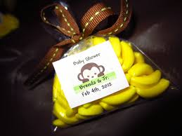 Jungle theme safari baby shower decor. Monkey Baby Shower Favors Peepsburgh