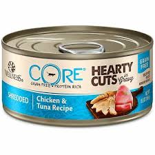 This came too me while i was cooking dinner and my dog was very intently watching. Upc 076344080039 Wellness Core Hearty Cuts Shredded Chicken Tuna Recipe Upcitemdb Com