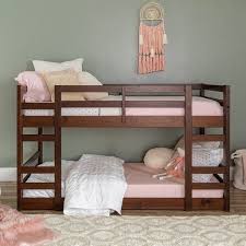 Shop Taylor Olive Browning Twin Low Bunk Bed Free Shipping Today Overstock 25483395 Low Bunk Beds Diy Bunk Bed Bunk Bed Designs