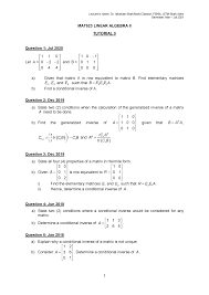 Tutorial 3 Mat523 Lecturer S Name Dr Iskandar Shah Mohd Zawawi Fskm Uitm Shah Alam Semester Studocu
