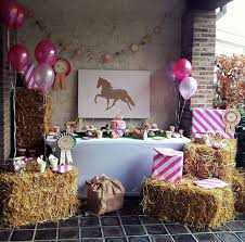 Pony Party Birthday Party Ideas Photo 1 Of 4 Pony Birthday Party Horse Birthday Parties Cowgirl Birthday Party