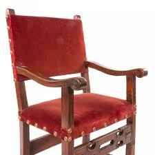 Maybe you would like to learn more about one of these? Spanish Renaissance Walnut And Red Velvet Armchair 1rentplace