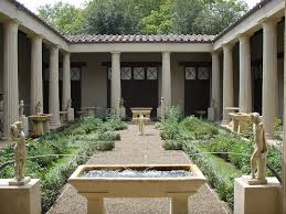 Ricostruzione Del Giardino Della Casa Dei Vettii A Pompei Mostra Al Giardino Di Boboli 2007 Scavi Di P Architettura Greca Antica Architettura Romana Pompei
