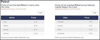 Petrol and diesel rates are revised at 06:00 a.m. Marginal Reduction In Fuel Prices For 3rd Straight Day Kerala Govt S Symbolic Cut Kicks In Today