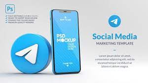 Download Premium Psd Telegram Icon 3d Rendering