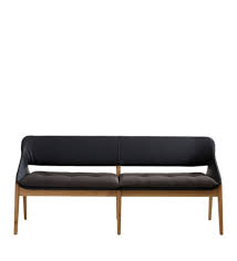 Sitzbank In Holz Leder Textil Dunkelgrau Eichefarben Schwarz Eichefarben Dunkelgrau Modern Leder Holz 180 81 55cm Val Bank Haus Und Wohnen Sitzbank