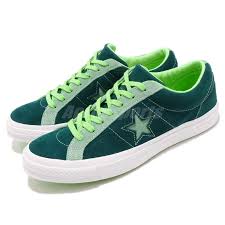 Details About Converse One Star Green White Suede Men Women Casual Shoes Sneakers 161614c
