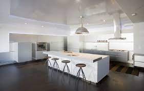 Concrete Floor White Kitchen Painted Concrete Floors Concrete Kitchen Floor Modern Kitchen