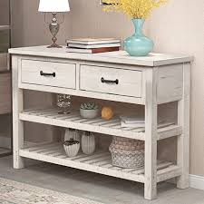 Amazon Com P Purlove Console Table Sofa Table With Drawers Console Table For Entryway With Dr In 2020 Wood Console Table Sofa Table With Drawers Antique Console Table