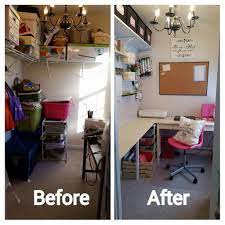 Turn A Closet Into A Craft Room My Craft Room Reveal Simple Made Pretty Craft Room Closet Home Office Closet Small Space Bedroom