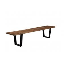 Ainsi, son plateau rectangulaire en bois d'orme vient s'intégrer dans un ensemble métallique aux. Banc Industriel Aka En Bois Et Metal Dutchbone