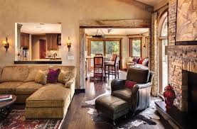 Rustic Living Room Paint Colors Cream Paint Wall Color With L Shaped Furniture Image House Decor Rustic Home Decor Styles Home Decor