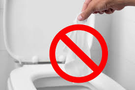 For deeper clogs, try snaking the drain. Using Something Other Than Toilet Paper Don T Flush It Properly Dispose Of It In The Garbage Kawarthanow