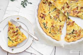 Quiche Lorraine Mit Speck Und Zwiebeln Madame Cuisine
