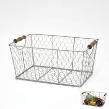 This darling ruffled custom liner is handmade from new. Rectangle Shape Metal Wire Laundry Basket Small Taiwantrade Com