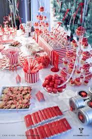 Christmas Baptism Party Ideas Photo 20 Of 49 Christmas Dessert Table Christmas Candy Bar Christmas Birthday Party