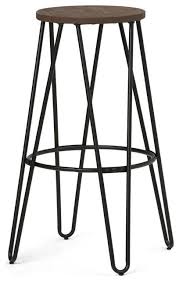 6,797 metal counter stool products are offered for sale by suppliers on alibaba.com, of which bar stools accounts for 37%, bar chairs accounts for 21%, and bar tables accounts for 1%. Simeon Metal Counter Height Stool With Wood Seat Black And Cocoa Brown Industrial Bar Stools And Counter Stools By Virventures Houzz