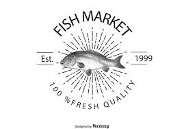 Fishing website template free member download. Vintage Fish Market Logo Template Free Vector Download 142431 Cannypic