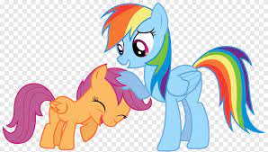 My Little Pony Rainbow Dash Scootaloo, My little pony, horse, mammal png |  PNGEgg