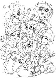 Download and print all of our adorable, beautiful coloring pages for girls. 20 Free Printable Equestria Girls Coloring Pages Everfreecoloring Com