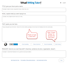 Just copy and paste your writing material into the box. Essay Checker Virtual Writing Tutor Free Esl Grammar Checker