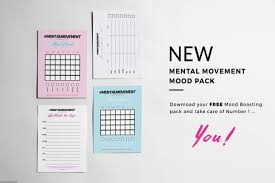 free printable mood charts by mental movement magazine