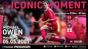 Jurgen klopp's side failed to progress beyond the. Efootball Pes On Twitter Need That Legendary Edge These 3 Iconicmomentseries Players Are Still Available For You To Add To Your Myclub Squads This Week Michael Owen 05 05 2001 Xabi Alonso