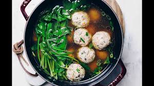 This delicious thai chicken noodle soup is easy to make at home with ingredients you can find in your local supermarket. Paleo Chicken Meatball Soup With Spinach I Heart Umami