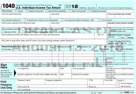 Taxpayers to file their the 1040 form allows for quite a few deductions and exemptions, which can honestly make a great deal of. 2018 Irs 1040 Printable Form 2021 Tax Forms 1040 Printable