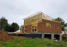 Toiture Un Pan Ossature Bois Maison Ossature Bois Ossature Bois Maison