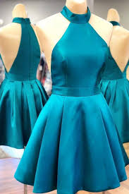 High Neck Turquoise Short Homecoming Dresses Under 100 Teal Homecoming Dresses Homecoming Dresses Under 100 Cheap Short Dresses