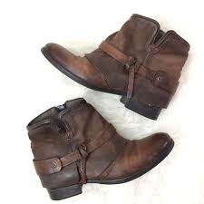 Miz Mooz Seymour Ankle Boots Leather Brown